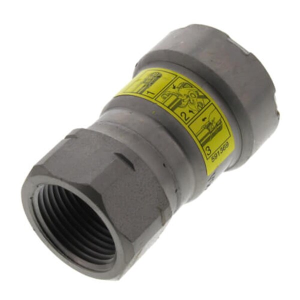 Escenografia 0.75 in. Steel Adapter MegaPressG, P X FPT Pipe Fitting, Black ES3440774 - main